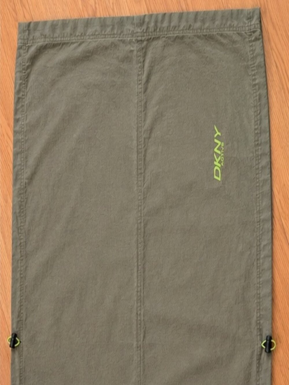 Vintage Y2K DKNY Active Olive Utility Cargo Midi